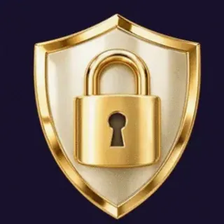 Shield with padlock — Tropic Slots