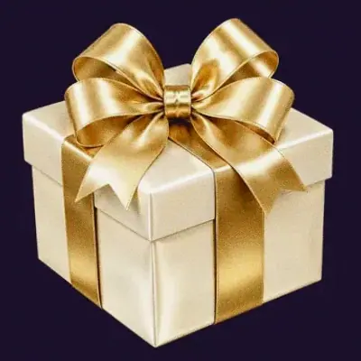 Ribboned gift box — Tropic Slots