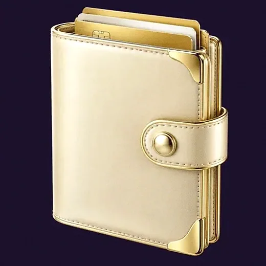 Leather wallet — Tropic Slots