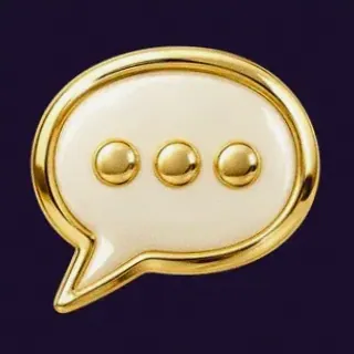 Chat bubble icon — Tropic Slots