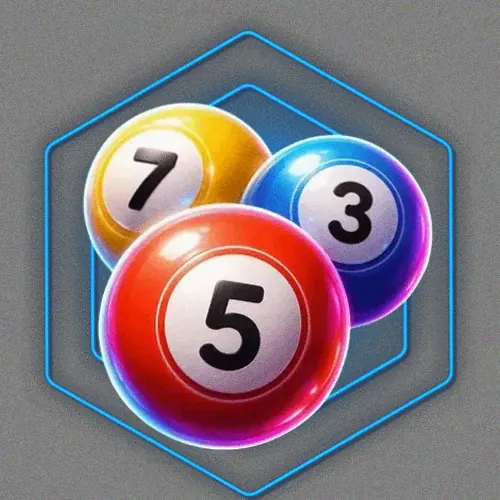 Numbered bingo balls