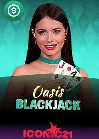 Oasis Blackjack live game cover
