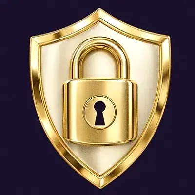 Shield with padlock — Tropic Slots