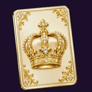 Royal crown card — Tropic Slots