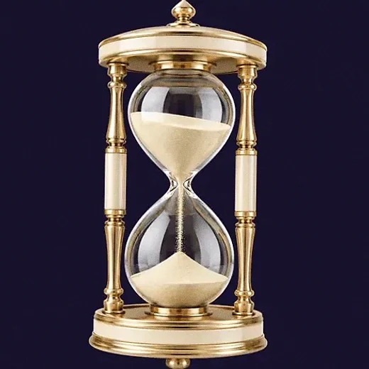 Ornate hourglass — Tropic Slots