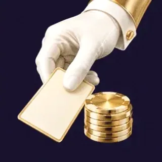 Hand dealing card — Tropic Slots